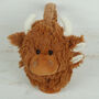 Highland Brown Cow Earmuffs, For All Ages, Gift Boxed, thumbnail 2 of 9
