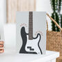 Bass Guitar Birthday Card | Fender P Bass Card, thumbnail 1 of 6