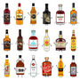 Illustrated Rum Montage Print, thumbnail 3 of 3