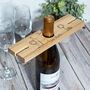 Modern Linear Wine Bottle Butler And Glasses Holder, thumbnail 2 of 3