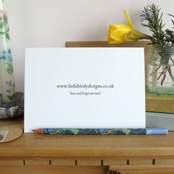 Chickens And Forget Me Nots Easter Card, 4 of 5