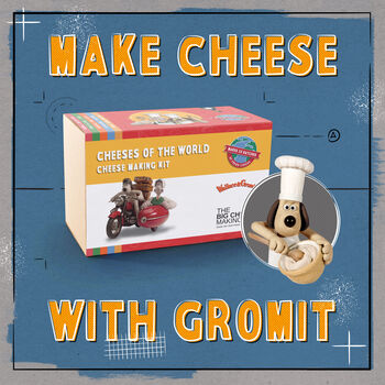 Wallce And Gromit 'Cheeses Of The World' Cheese Making Kit Make Your Own Cheese, 2 of 12