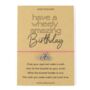 Wheely Amazing Birthday Bike Charm Wish Bracelet, thumbnail 3 of 4