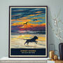 Scenic Staffordshire Bull Terrier Limited Edition Print, thumbnail 9 of 9