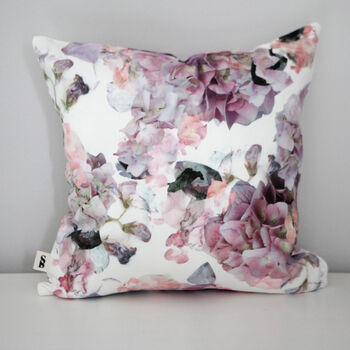 Pink Hydrangea Cushion Cover, 7 of 7