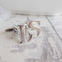 Silver Plated Initial Cufflinks, thumbnail 1 of 5