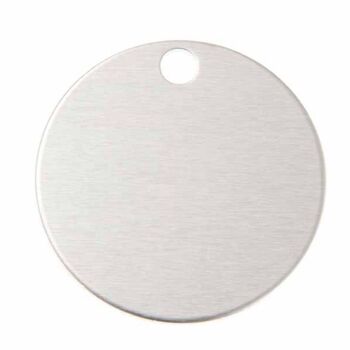 Personalised Round Metal Engraved Pet Tag, 2 of 7