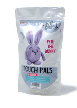 Pouch Pals Pete The Bunny Crochet Kit, 2 of 4