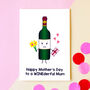'Winederful Mum' Mother's Day Card, thumbnail 1 of 2