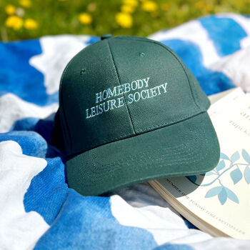 Homebody Leisure Society Slogan Cap, 2 of 8