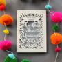Personalised 'Our First Christmas' Papercut Card, thumbnail 1 of 12