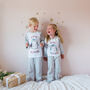 Personalised Penguin Sibling Kids Christmas Pyjamas, thumbnail 5 of 12