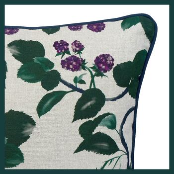 Blackberry Cushion Cover | Linen Cover | British Made, 4 of 5