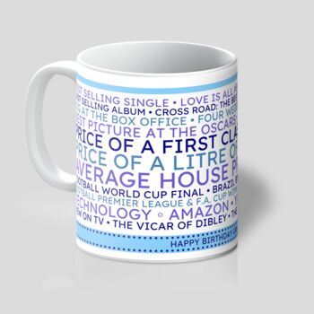 Personalised 30th Birthday Mug Gift 1994, 2 of 11