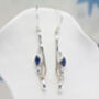 Sterling Silver Kyanite Drop Earrings, thumbnail 1 of 8