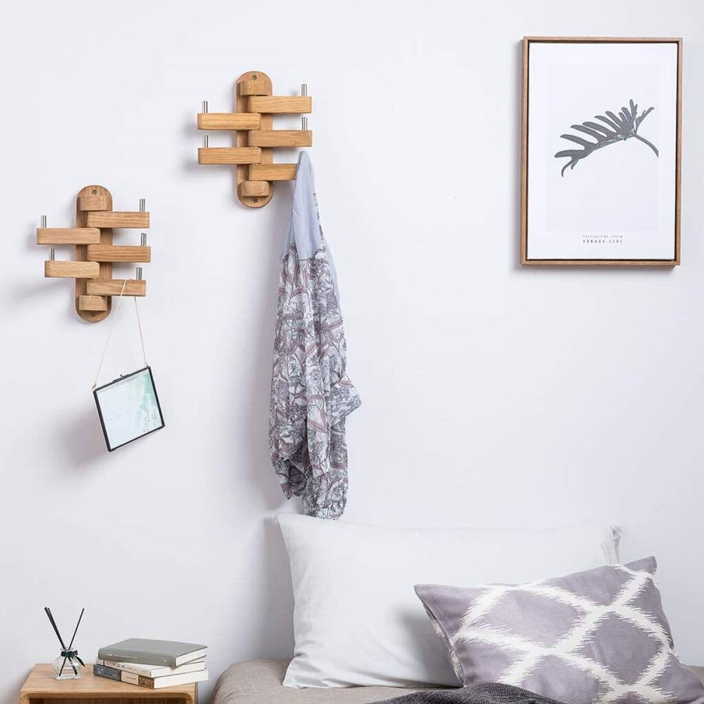Solid Oak Wood Wall Mounted Shelf Display By Momentum ...