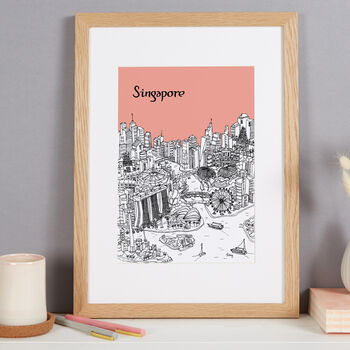 Personalised Singapore Print, 6 of 10