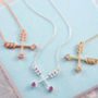 Friendship Crossed Arrows Necklace, thumbnail 8 of 12