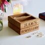 Personalised Wooden Jewellery Keepsake Trays, thumbnail 1 of 5