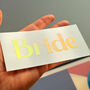 Custom Wedding Place Card Name Vinyl Sticker, thumbnail 11 of 12