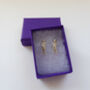 Sterling Silver Figure Stud Earrings, thumbnail 2 of 7