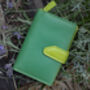 Green Multi Colour Leather Purse Wallet Rfid, thumbnail 1 of 10