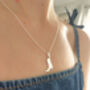 Sterling Silver Cowgirl Boot Pendant Necklace, thumbnail 6 of 8