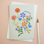 Happy Birthday Floral Card, thumbnail 1 of 2