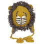 Lion Hand Knitted Woollen Animal Hat, thumbnail 3 of 4