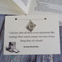 Pride And Prejudice Book Lover Necklace, thumbnail 4 of 6