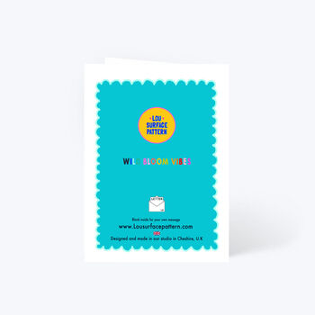 Florals Vase Birthday Card, 4 of 4