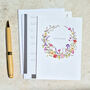 Delicate Flowers Ready To Write Invitations, thumbnail 5 of 12