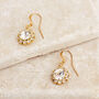 Swarovski Crystal Floral Drop Earrings, thumbnail 3 of 3