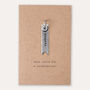 'Hooray' Celebration Banner Keyring Charm, thumbnail 2 of 3