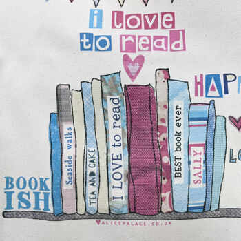 Personalised Love To Read Book Bag, 3 of 7