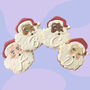 Personalised Initial Santa Iced Biscuit, thumbnail 1 of 5