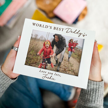 Personalised World’s Best Dad Picture Frame, 6 of 9