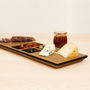 Solid Oak Sushi Serving Board With Scorched Details, thumbnail 2 of 10