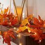 Autumn Decor Maple Leaf LED Lights, thumbnail 4 of 5