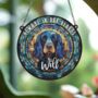 Working Cocker Spaniel Black Memorial Suncatcher, thumbnail 5 of 6