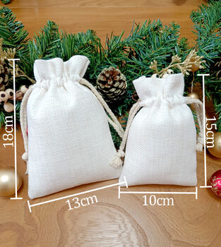 Personalised Woodland Christmas Gift Bag, 7 of 8