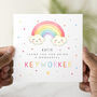 Personalised Rainbow Keyworker Thank You Card, thumbnail 1 of 3