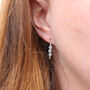 Grey Agate Droplet Earrings, thumbnail 1 of 4