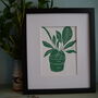 Linocut Plant Portrait, thumbnail 9 of 12