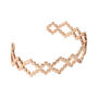 Baori Signature Cuff Bracelet Rose Gold Vermeil, thumbnail 4 of 6