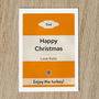 Personalised Christmas Card For Her Or Him Book Cover, thumbnail 4 of 9