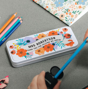 Personalised Favourite Teacher Pencil Case Gift, 2 of 3