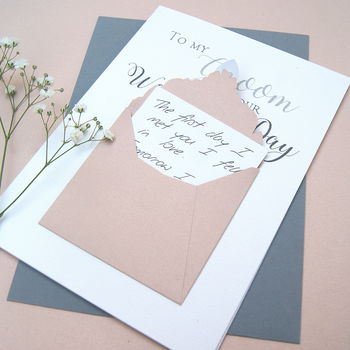 To My Groom Wedding Day Card, 6 of 7
