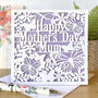Personalised Mother's Day Butterfly Card, thumbnail 1 of 3