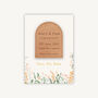 Summer Meadow Wooden Magnet Save The Date, thumbnail 1 of 6